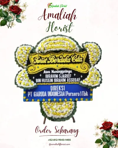 Papan Bunga Duka di Wonosido